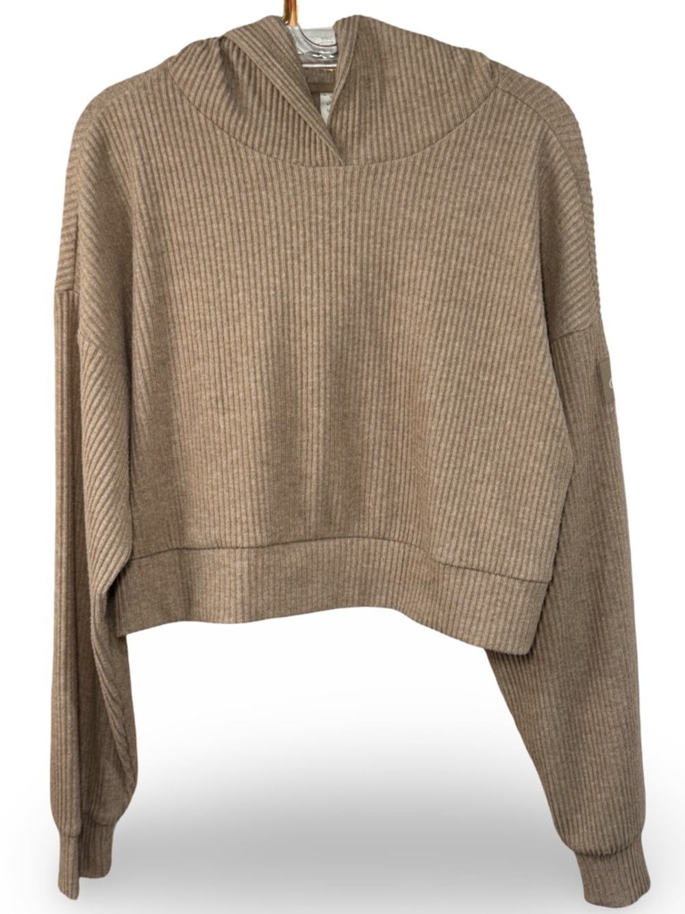 ALO Yoga Muse Hoodie in gravel Heather